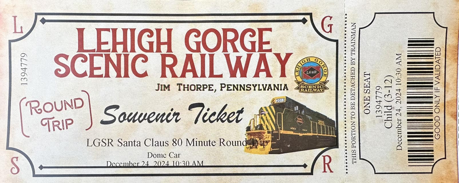 Jim Thorpe PA Attraction Lehigh George Railway